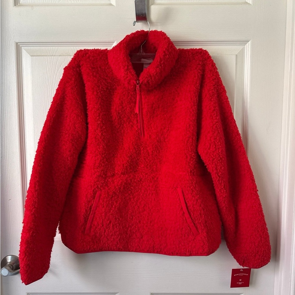 Red Sherpa Jacket
